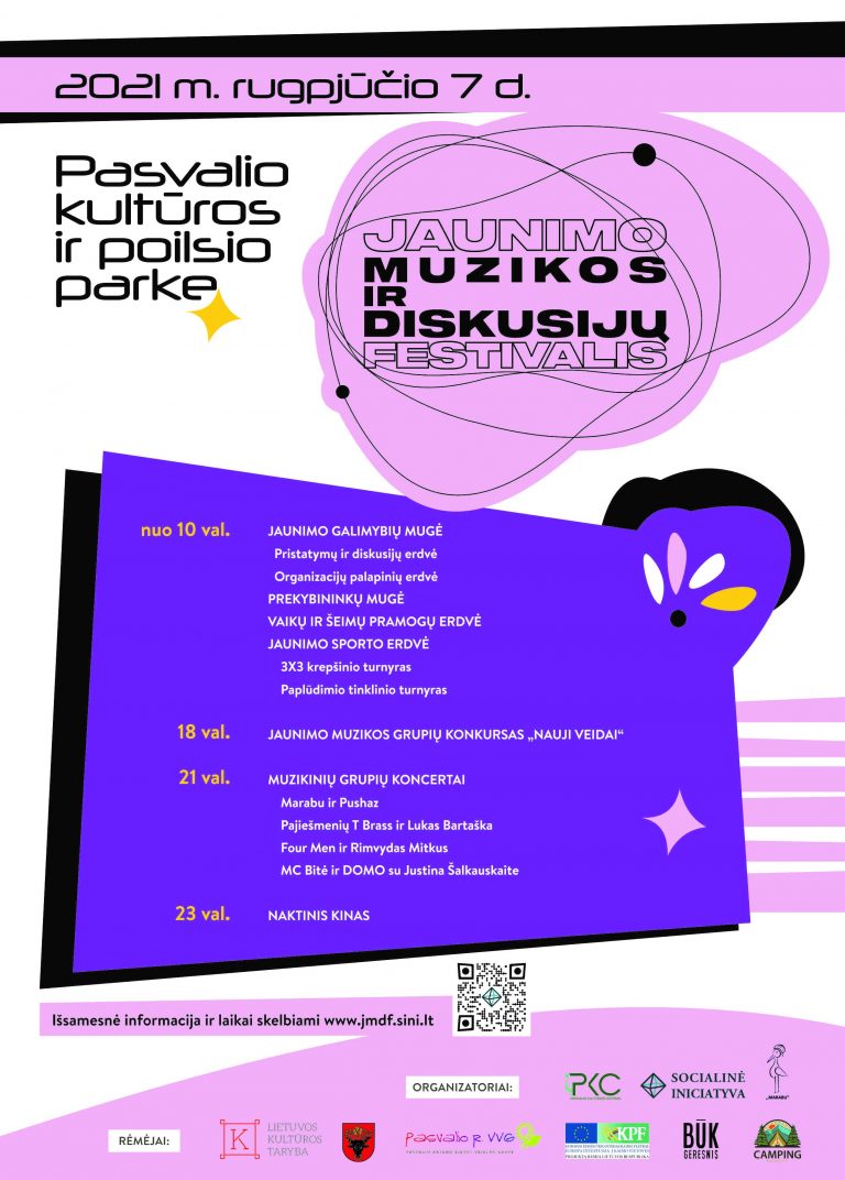 Jaunimo muzikos ir diskusijų festivalis Pasvalyje