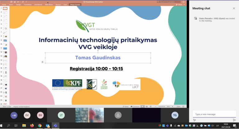 Dalyvauta „VVG IT kompetencijų stiprinimo” mokymuose